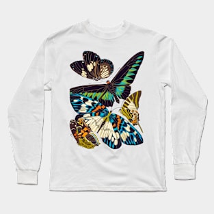 Butterflies Watercolor #7 Long Sleeve T-Shirt